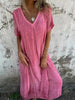 Nova | Comfortable V-Neck Dress with Loose Fit