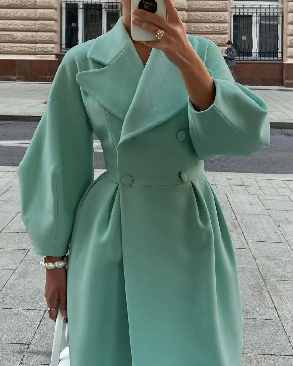 Saphina™ - Warming women's coat - Green / S