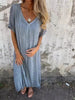 Nova | Comfortable V-Neck Dress with Loose Fit