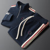 Railey | Stylish tracksuit - Träningsset - Navy blue / XS