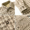 Ragnar- Cosy tweed jacket - Champagne / XS