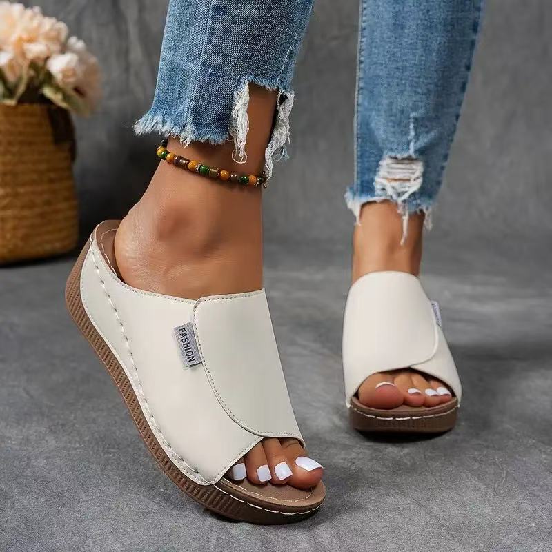 Leonna | Solid and Comfortable Sandals with Breathable Function
