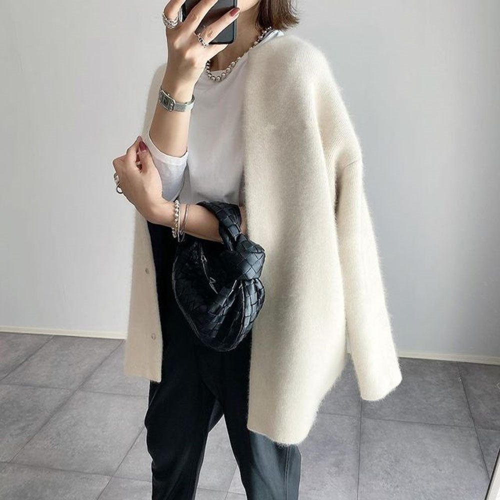 Eline | Sophisticated cardigan - Grey / XS