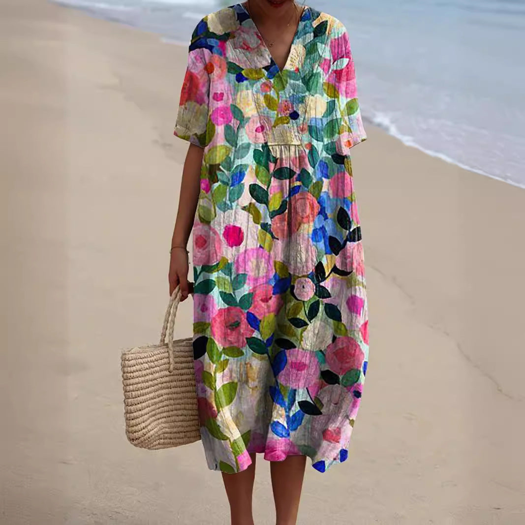 Jovie | Feminine dress with floral pattern