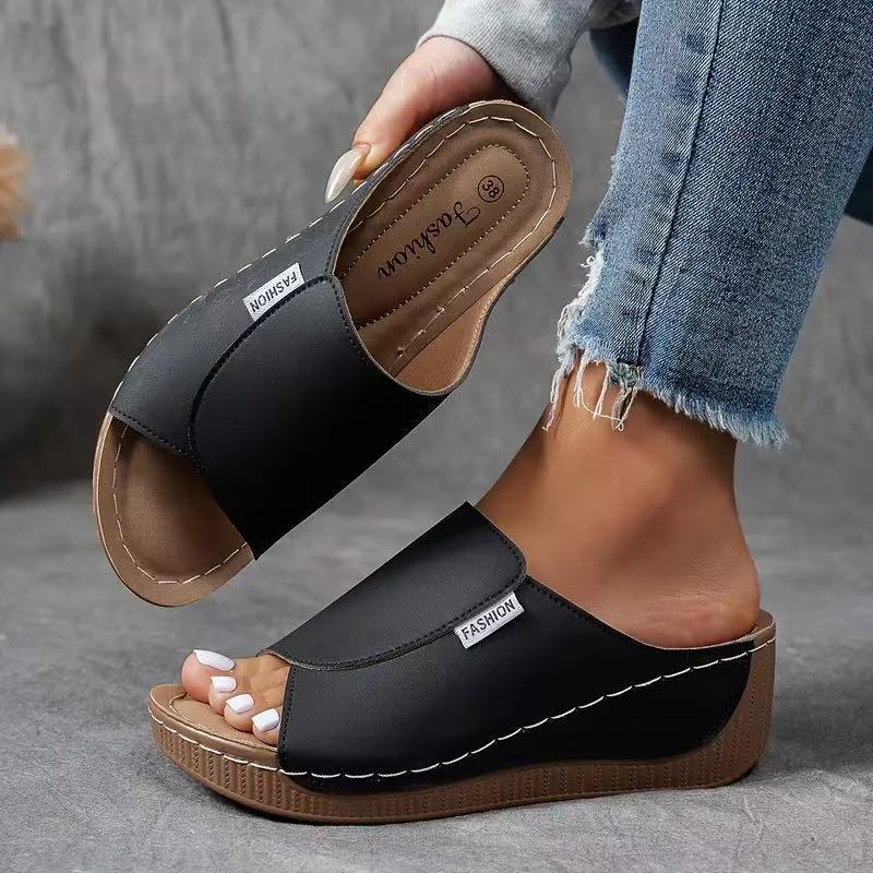 Leonna | Solid and Comfortable Sandals with Breathable Function