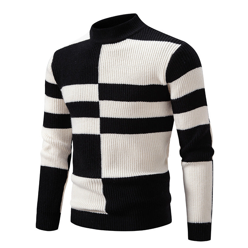 Rowell| Knitted jumper - Black / White / S