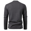 Leif™ - Classic double collar jumper - Slate grey / S