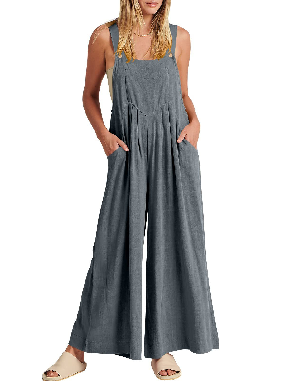 Casse | Loose-Fit Jumpsuit with Adjustable Straps
