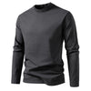 Leif™ - Classic double collar jumper - Slate grey / S
