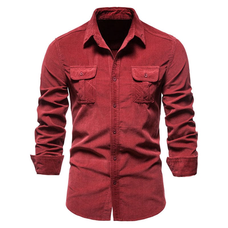 Gunther™ | Toledo shirt - Carmine red / XS