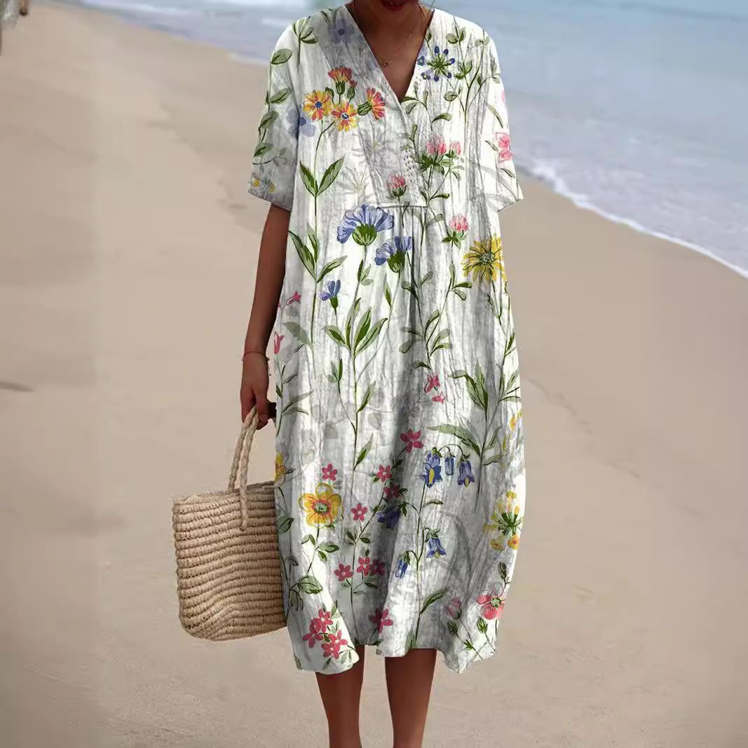 Jovie | Feminine dress with floral pattern
