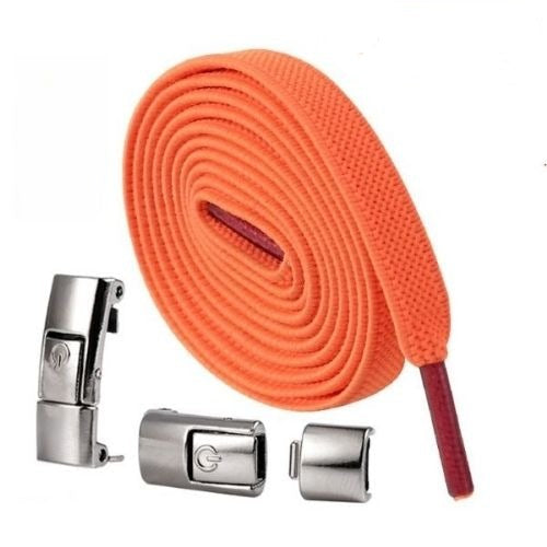 LockLace™ | Colourful laces with snap fastener | 1+1 FREE TODAY! - Neuheiten - Orange