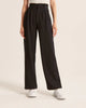 Nora | Wide ladies' trousers - Beige / S