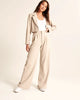 Nora | Wide ladies' trousers - Beige / S