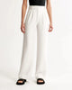 Nora | Wide ladies' trousers - Beige / S