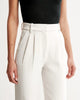 Nora | Wide ladies' trousers - White / S