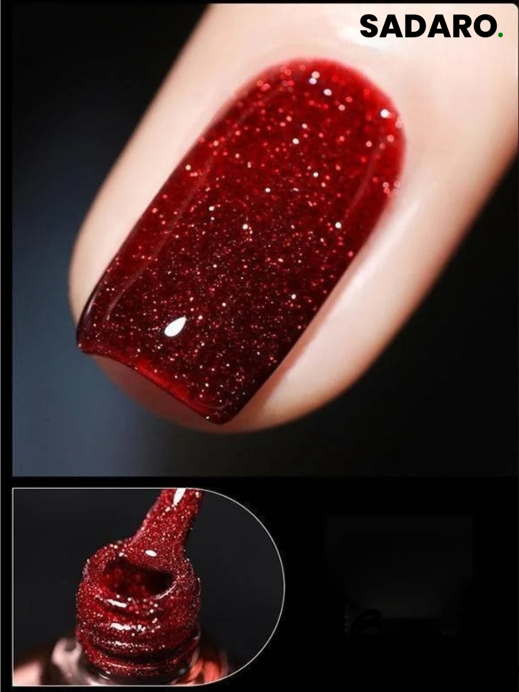 GlitzGel™ | High Density Gel Nail Polish | 1+1 FREE TODAY! - Red