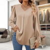 Zyna™ | Stylish women's top - Beige / S