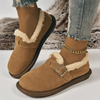 Krisa™ | Comfortable plush slipper slippers - Brown / 35