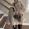 Katharina | Stylish fleece jacket - Beige / S
