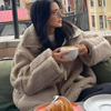 Katharina | Stylish fleece jacket - Beige / S