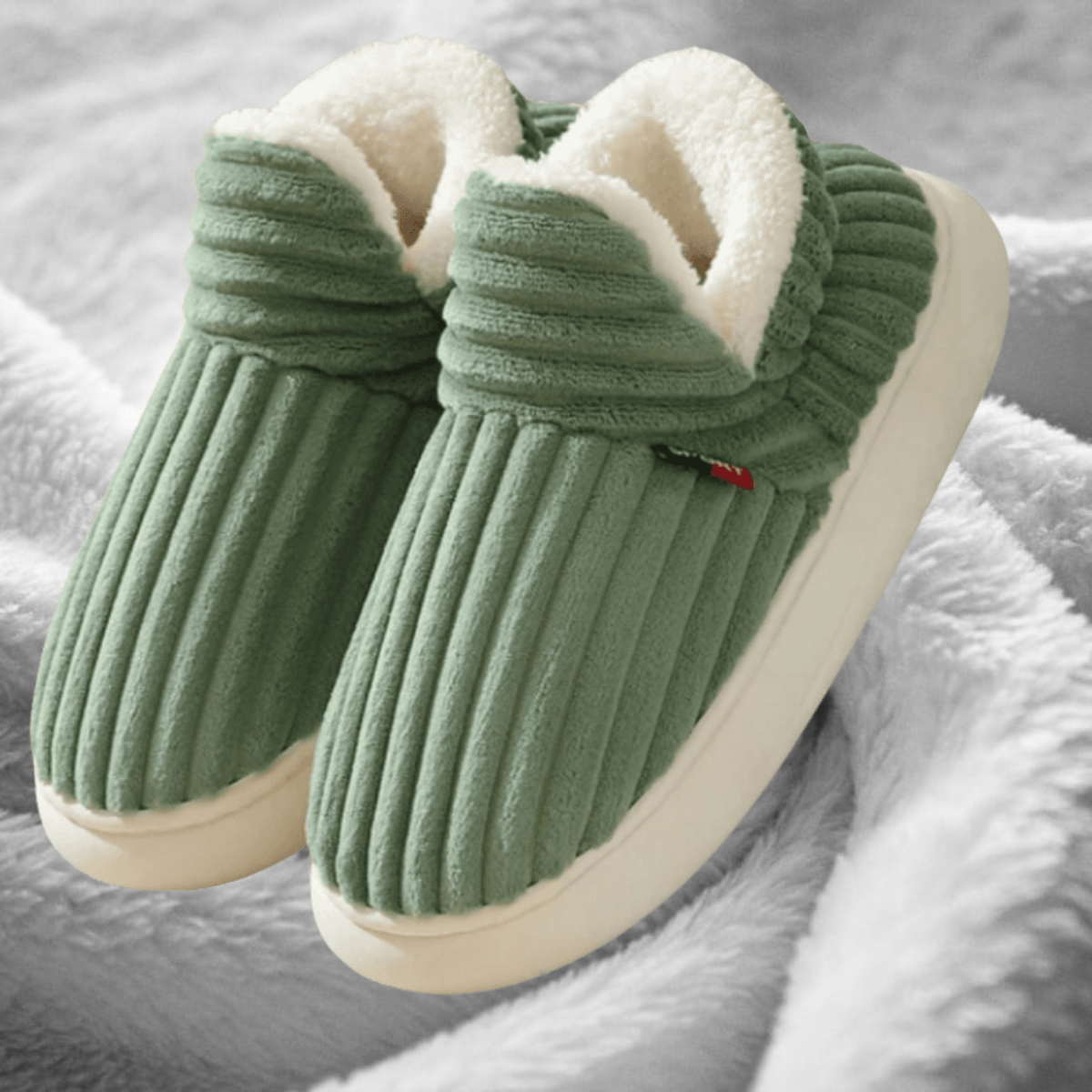 WinterCloud™ | Slippers - Warm and comfortable | Winter preparation 1+1 FREE! - cloudy375235762 - Green / 36/37 (corresponds to 34/35)
