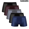 BAMBOO FIBRE BOXER SHORTS | FOR ALL DAY COMFORT | X + X FREE TODAY! - Usa - 2 + 2 FREE / Black & Blue / S