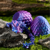ZauberDrachen™ | Bring fantasies to life! | 1+1 FOR FREE TODAY! - 9 cm egg / 22 cm dragon / Laser violet