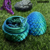 ZauberDrachen™ | Bring fantasies to life! | 1+1 FOR FREE TODAY! - 9 cm egg / 22 cm dragon / Laser green