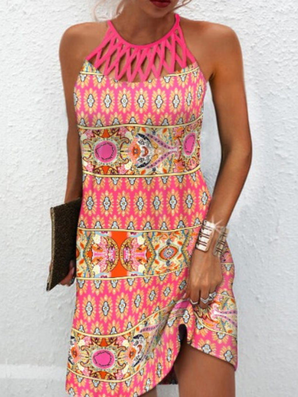 Athena | Casual Halter Sundress for Women