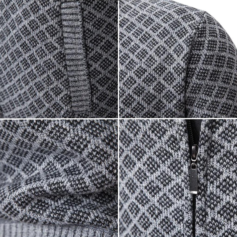 Edward™ | Modern men's jacket - Mens Sweater - Grey / M