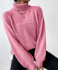 Cherrie | Warm knitted polo-neck jumper