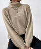 Cherrie | Warm knitted polo-neck jumper