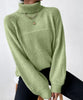 Cherrie | Warm knitted polo-neck jumper