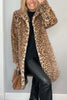 Thyra™ | Warm winter coat with leopard print - Beige / S