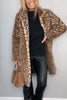 Thyra™ | Warm winter coat with leopard print - Beige / S