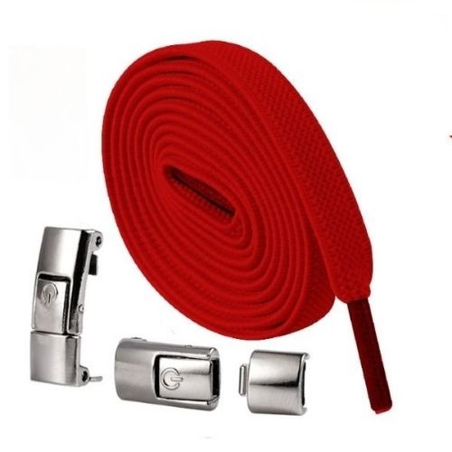 LockLace™ | Colourful laces with snap fastener | 1+1 FREE TODAY! - Neuheiten - Red