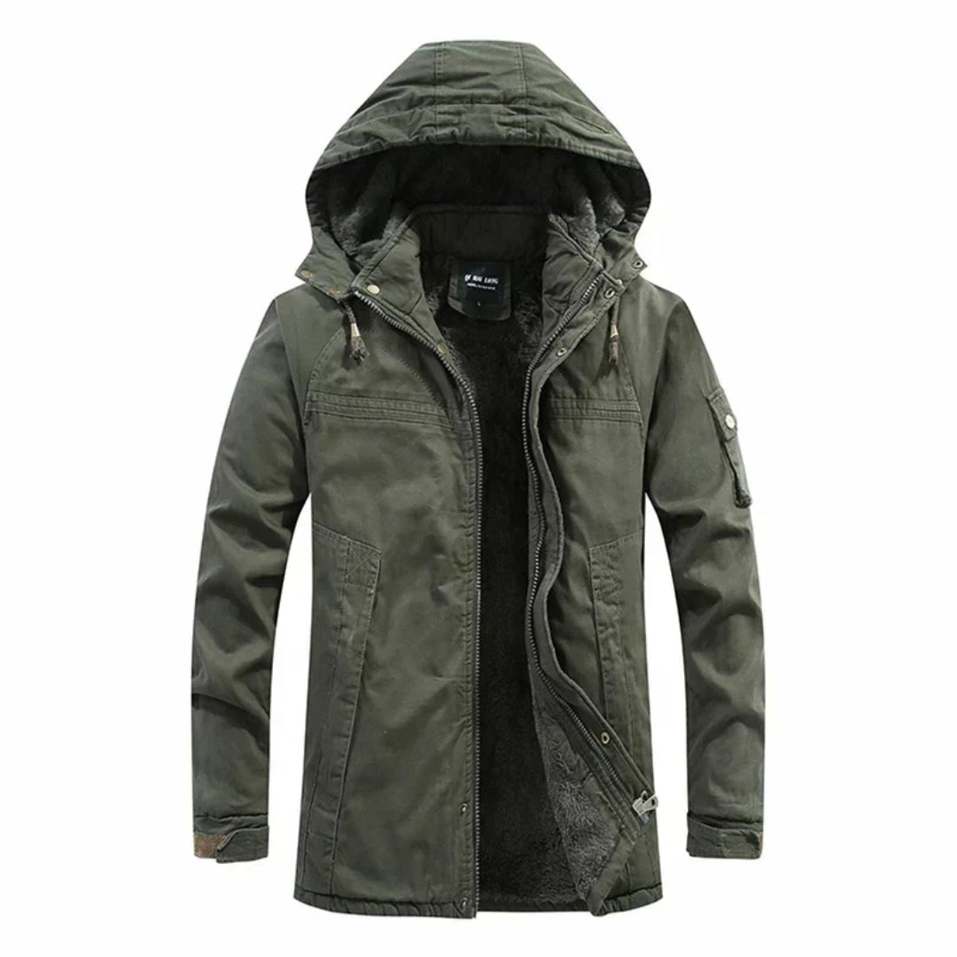 Max - Comfortable fleece jacket - Green / M