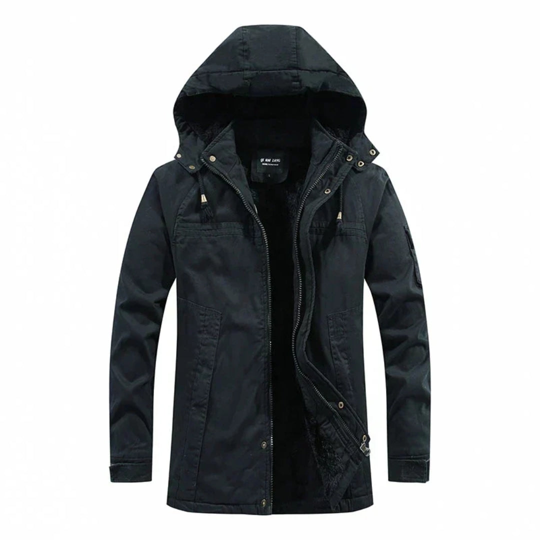Max - Comfortable fleece jacket - Black / M