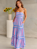 Natalia | Casual summer dress with striped pattern