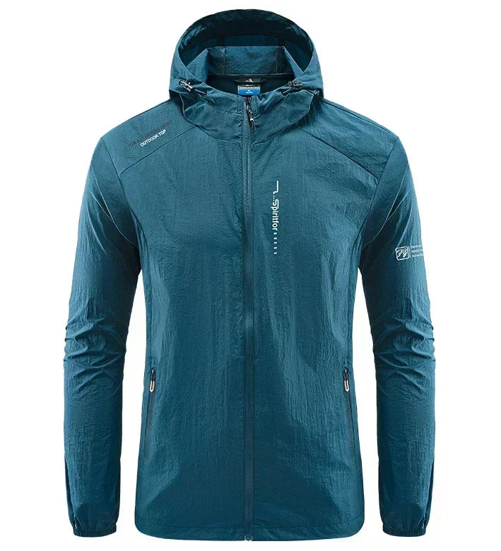 Rainier™ - Comfortable wind and waterproof jacket - Denim blue / M