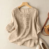 Constance | Stylish Blouse with Delicate Embroidery Details