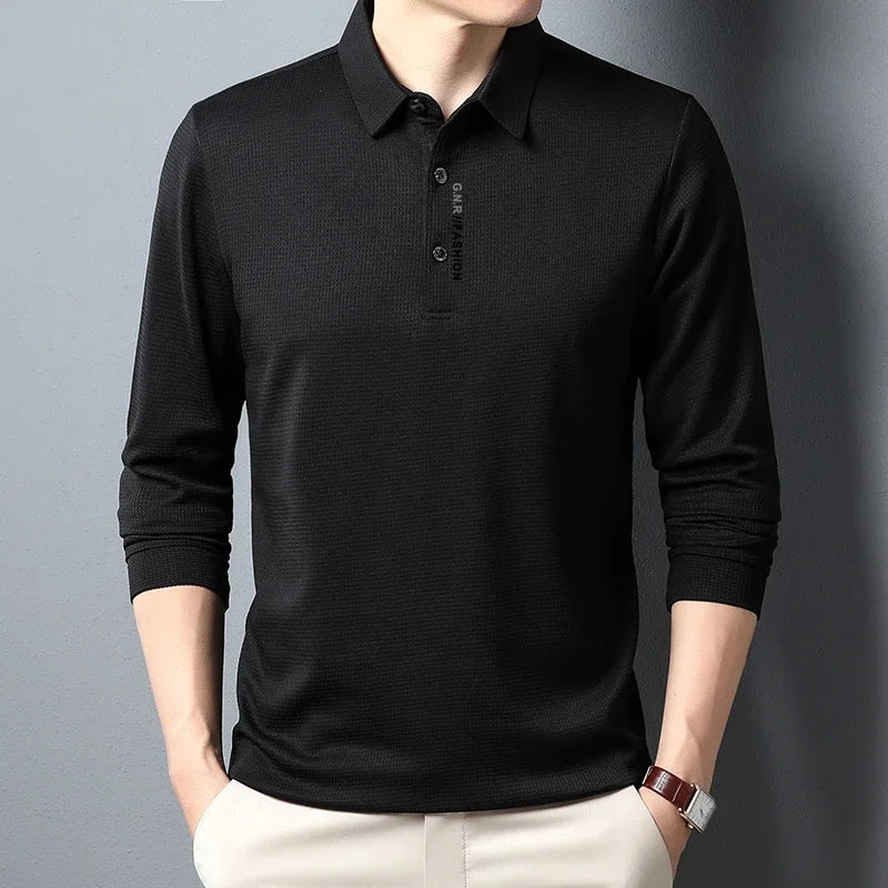 Ellard | Classic Long-Sleeved Polo Shirt for Men