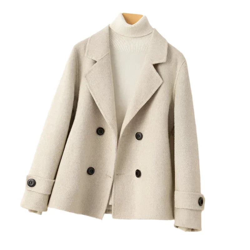 Vivienne™ - Elegant cashmere blazer - Beige / S