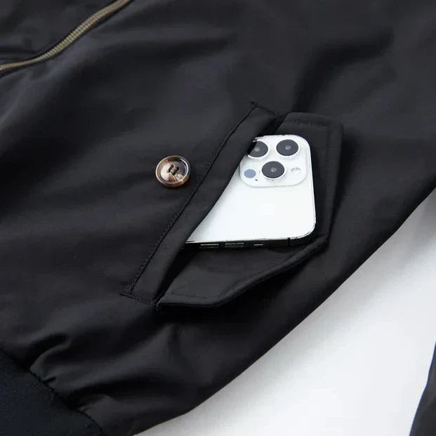 Liam™ | Urban Harrington Jacket - Black / XS