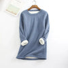 Tina - Comfortable fleece jumper - Sweater - Blue / S