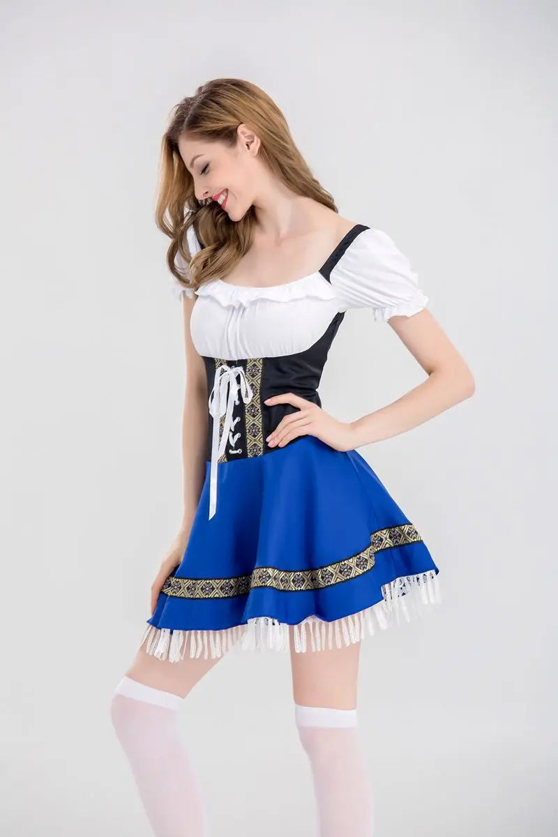 Greta - Bavarian beer festival costume for women - As shown in the illustration / S