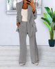 Luna™ | Chic blazer set - Set - Grey / S