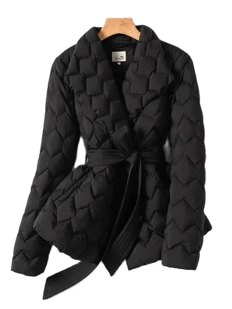 Irina™ | Warm winter coat - Black / XS