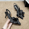 Nadja | Elegant women's kitten heels - Black / 36